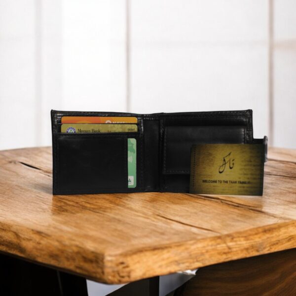 Classic | Genuine Leather Wallet | RFID anti card scan sheet for security - Image 3