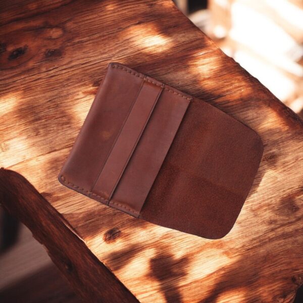 The Pride | Premium Tan Brown Cow Leather Wallet | Classical Design - Image 11