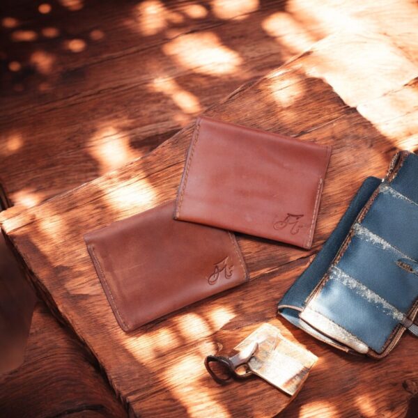 The Pride | Premium Tan Brown Cow Leather Wallet | Classical Design - Image 5