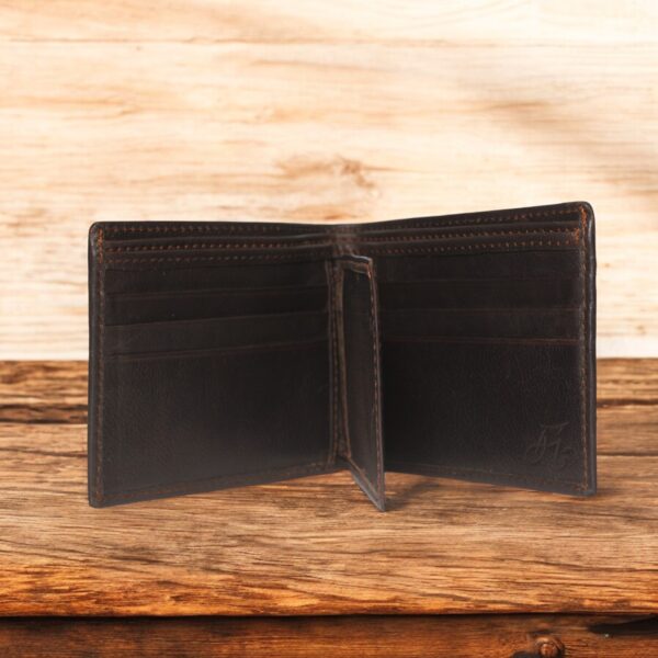 Stripe | See-through Flap Pocket | Genuine Leather - Image 4